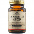 L Carnitina 500 mg 30 tablete Solgar Concentratie 30 capsule