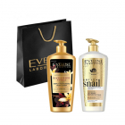 Set Eveline Cosmetics Lotiune de corp Royal Snail Luxury Expert Black 