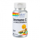 Immuno C cu Zinc si Vitamina D3 Solaray Secom Concentratie 30 capsule