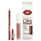 Kit de buze Oh My Velvet Lips Eveline Cosmetics Concentratie Set Nuant