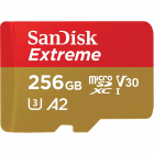 Card Extreme R190 W130 microSDXC 256GB UHS I U3 A2 Clasa 10 cu adaptor