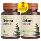 Pachet Ginkana Ginkgo 50 Plus 30cpr 30cpr