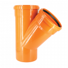 Ramificatie canalizare exterioara Valplast PVC O 315 315 mm 45 grade