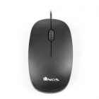 Mouse optic USB 1000dpi negru Flame NGS