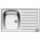 Chiuveta de bucatarie Inox CRETA Flat 75 5x48 1B 1D LN ST