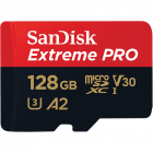 Card Extreme PRO R200 W90 microSDXC 128GB UHS I U3 A2 Clasa 10 cu adap