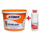 Vopsea lavabila Ecoplast interior alb 15 L amorsa 3 L