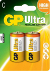 Baterie alcalina Ultra GP R14 C 2 buc blister