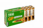 Baterie alcalina Ultra R6 AA 16 buc cutie GP