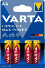 Baterie alcalina R6 AA 4 buc blister Longlife Max Power Varta