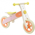 Bicicleta din lemn fara pedale 12 inch Classic World Orange