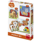 Baby puzzle Animalute jucause 3 5 piese