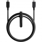 Cablu de date Sport 2x USB Type C 2m Negru