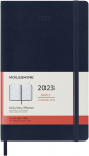 Agenda 2023 12 Months Daily Large Soft Cover Sapphire Blue