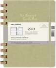 Agenda 2023 12 Months Weekly Extra Large Spiral Hard Cover Crush Olive