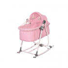 Patut Leagan Lorelli Pentru Nou Nascut 2 in 1 Alicante Pink