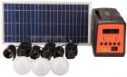 Sistem Solar Fotovoltaic 3 bec led panou 30w