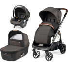 Carucior 3 in 1 Peg Perego Veloce Lounge 0 22 kg 500 NegruGri