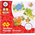 Set 3 puzzle din lemn Dinozauri