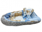 Baby Nest 2 Piese MyKids Teddy Friends blue