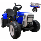 Tractor electric pe baterie si muzica C1 albastru R Sport