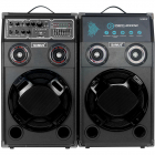 Boxe Twin Sound 10 inch PMPO 2000W RMS 2x 100W Negru