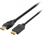 Cablu video Kensington K33025WW DisplayPort Male HDMI Male 1 8m negru