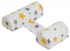 Perna anti rasucire si pozitionare bebelusi Yellow and Grey Stars Whit