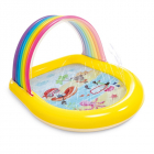 Piscina gonflabila copii Intex Rainbow multicolor 147 x 130 x 86 cm