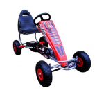Kart cu pedale Gokart 4 10 ani roti gonflabile G5 R Sport rosu