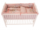 Lenjerie Bear On Moon Pink M1 4 1 piese 120x60
