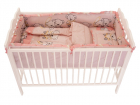 Lenjerie Bear On Moon Pink M1 4 1 piese 140x70