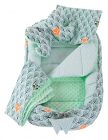 Set 5 in 1 Babynest Minky Forest Mint