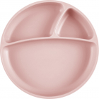 Farfurie compartimentata Minikoioi 100 premium silicone pinky pink