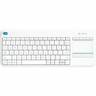 Tastatura K400 Plus wireless alba US International