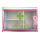 Cutie medicala Sanitec 43 x 15 x 30 cm roz
