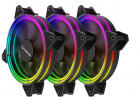 Ventilator radiator Floston Halo RGB Rainbow Three Fan Pack