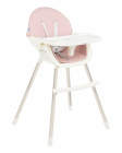 Scaun de masa 2 in 1 KikkaBoo Nutri Steel Pink