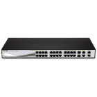 Switch DES 1210 28P 24 porturi 10 100 Mbps 2 x SFP 2 x Gigabit