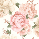 Tapet hartie Rasch Duplex 278705 roz alb model floral 10 x 0 53 m