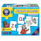 Joc Educativ Puzzle in Limba Engleza Invata Alfabetul prin Asociere