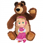 Set Simba Masha and The Bear papusa Masha 23 cm si ursulet de plus 43 