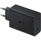 Incarcator Retea 2xUSB C 1xUSB A 65W Negru