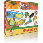 Set magnetic Fructe si Legume cu Plansa magnetica inclusa 24 piese