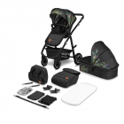 Carucior compact Lionelo Amber Dreamin 2 in 1 reversibil geanta parint