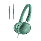 Casti audio On Ear cu fir Cross Hop Teal microfon 1 5m verde NGS