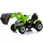 Tractor electric cu cupa pentru copii JS328A verde