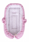 Co sleeper Nest Pink Stars Sevibaby