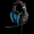 LOGITECH G432 Wired Gaming Headset 7 1 LEATHERETTE BLACK BLUE USB