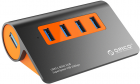 Hub USB Orico M3H4 G2 USB 3 1 Orange